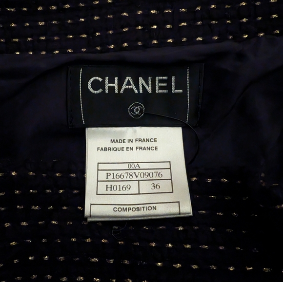 EUC Vintage 2000 Chanel Wool Skirt Size Fr36 - Picture 8 of 9